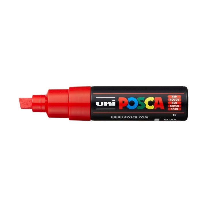 Marker UNI POSCA PC-8K 8 mm – czerwona (15)