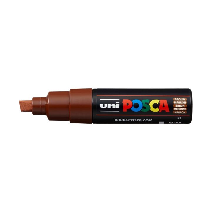 Marker UNI POSCA PC-8K 8 mm – brązowa (21)
