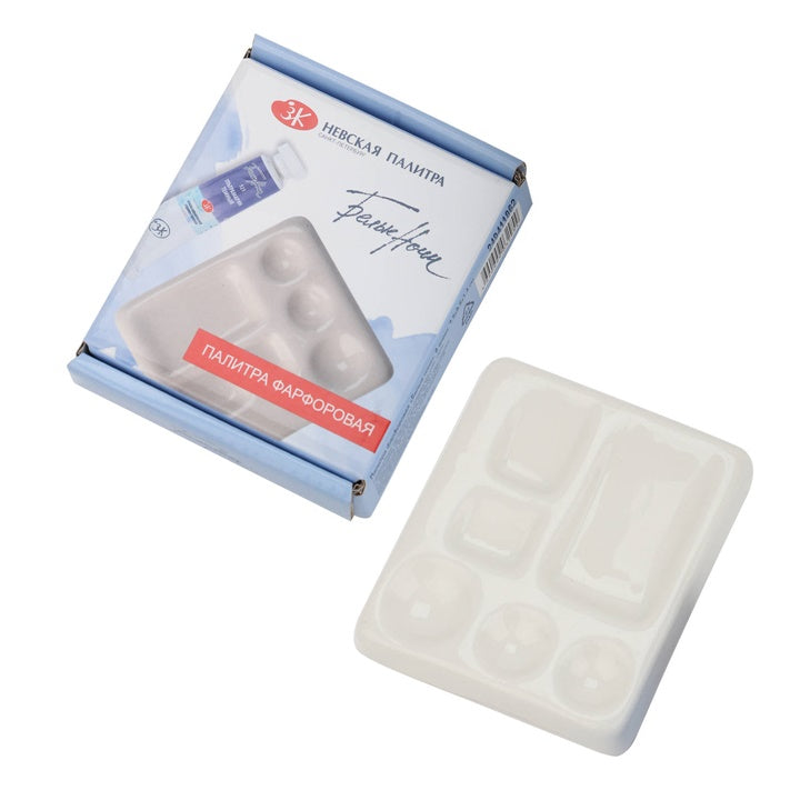 Porcelanowa paleta do mieszania farb - Nevskaya Palitra | Artmie