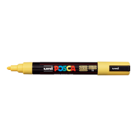 Posca PC-5M marker akrylowy, 1,8 – 2,5 mm, słomkowy (73)