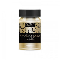 Pasta pękająca metallic Pentart 100 ml – ciemnozłota