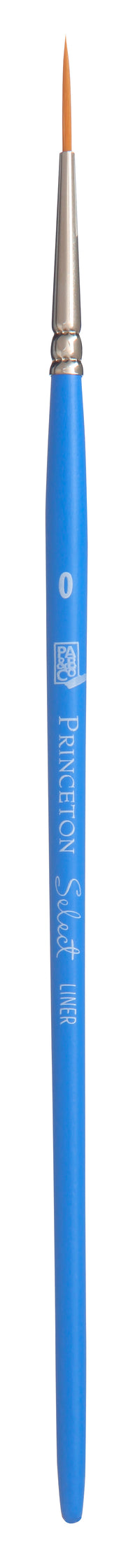 Pędzel liner PRINCETON Select syntetyczny z krótkim trzonkiem – 0