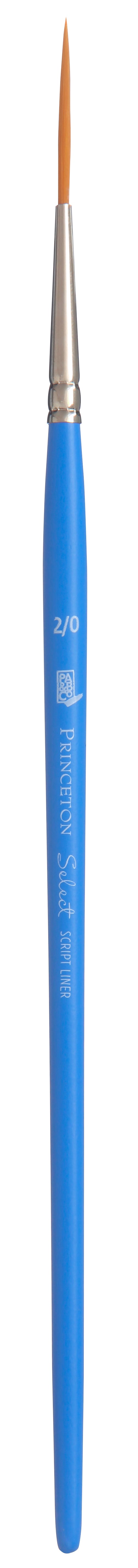 Pędzel uniwersalny PRINCETON Select Script Liner z krótkim trzonkiem – 2/0