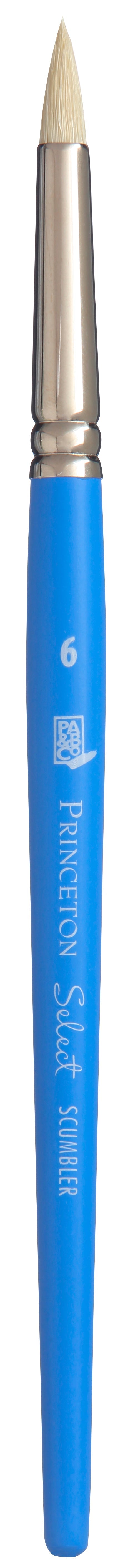 Okrągły pędzel artystyczny PRINCETON Select Round Scumbler z naturalnego włosia – 6