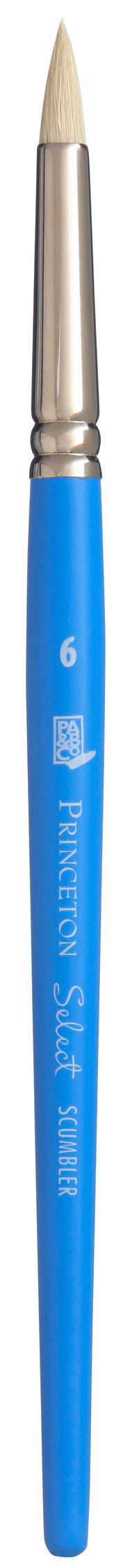 Okrągły pędzel artystyczny PRINCETON Select Round Scumbler z naturalnego włosia – 6