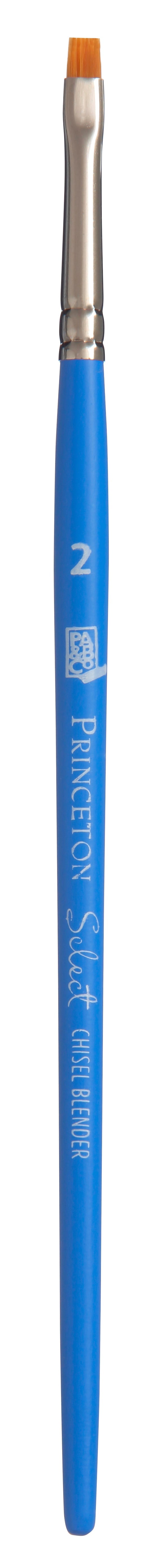 Płaski pędzel artystyczny PRINCETON Select Chisel Blender z krótkim trzonkiem – 2