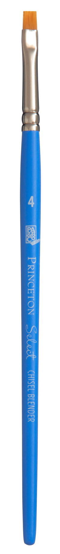 Płaski pędzel artystyczny PRINCETON Select Chisel Blender z krótkim trzonkiem – 4