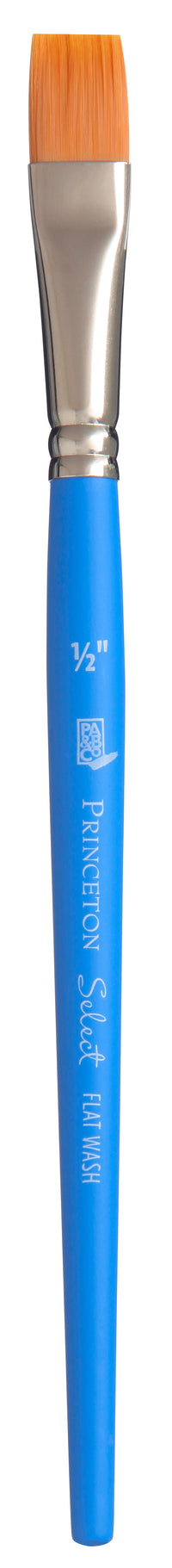 Uniwersalny pędzel płaski PRINCETON Select Flat Wash z krótkim trzonkiem