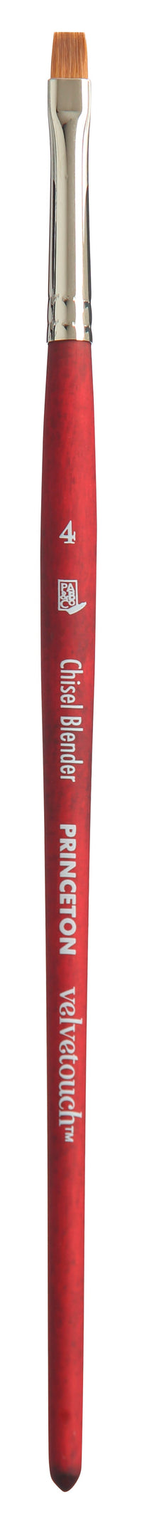 PRINCETON Velvetouch uniwersalny pędzel Chisel Blender z krótkim trzonkiem – 4