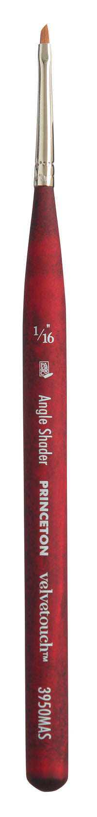 Pędzel skośny PRINCETON Velvetouch Angle Shader mini 2 mm
