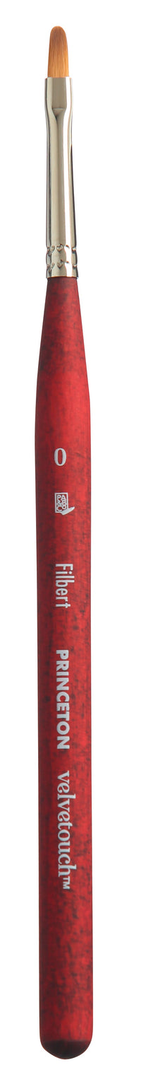Pędzel uniwersalny PRINCETON Velvetouch Filbert mini rozmiar 0