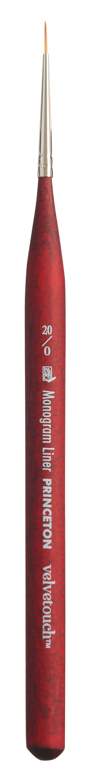 Uniwersalny pędzel syntetyczny PRINCETON Velvetouch Monogram Liner rozmiar 20/0
