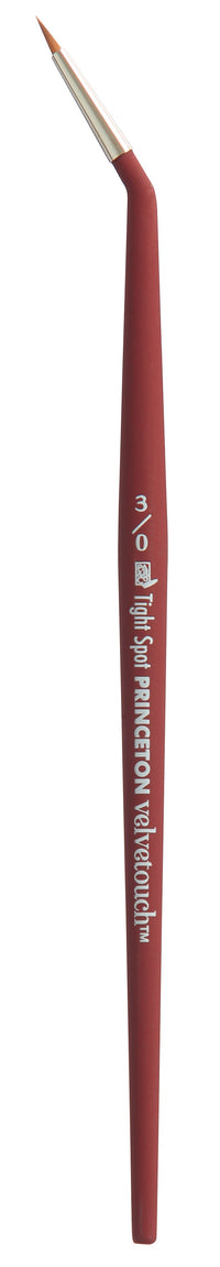 PRINCETON Velvetouch uniwersalny pędzel Angled Spotter rozmiar 3/0