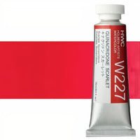 Profesjonalne farby akwarelowe Holbein Artists 15 ml – Quinacridone szkarłatna