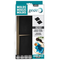 Profesjonalna forma silikonowa Pebeo - Podkładki kwadratowe | Artmie