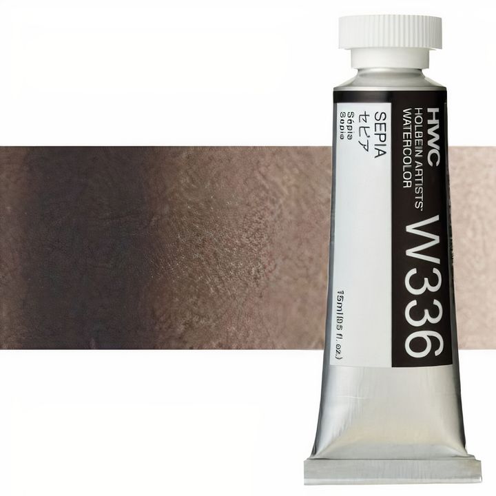Profesjonalne farby akwarelowe Holbein Artists 15 ml | brązowe odcienie | Artmie