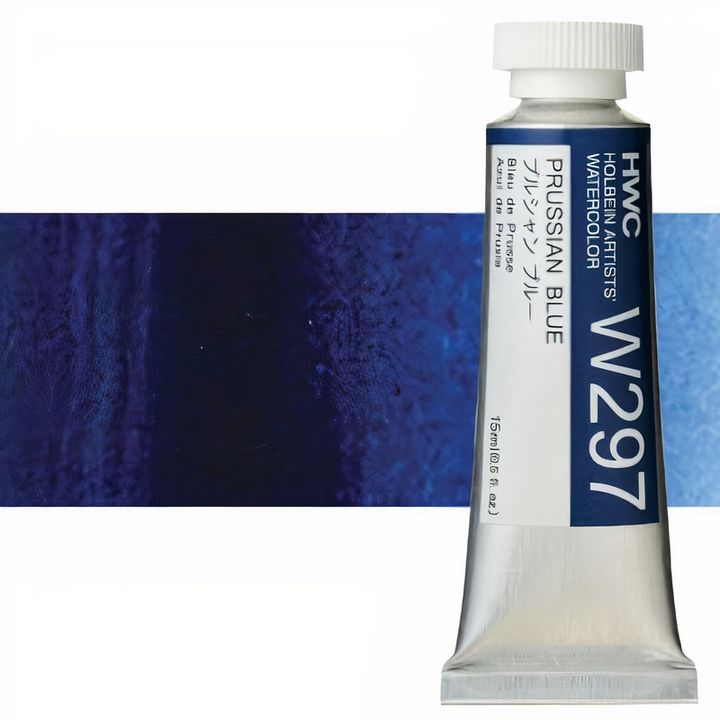 Profesjonalne farby akwarelowe Holbein Artists 15 ml | niebieskie odcienie | Artmie