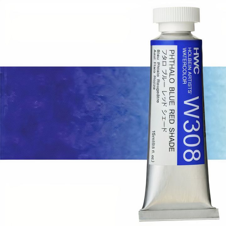 Profesjonalne farby akwarelowe Holbein Artists 15 ml | niebieskie odcienie | Artmie