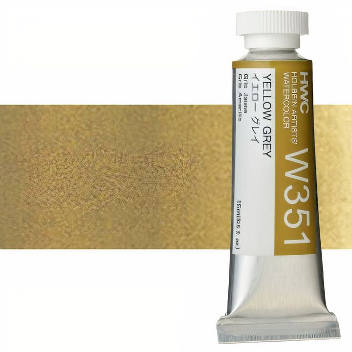 Profesjonalne farby akwarelowe Holbein Artists 15 ml | odcienie bieli i czerni | Artmie