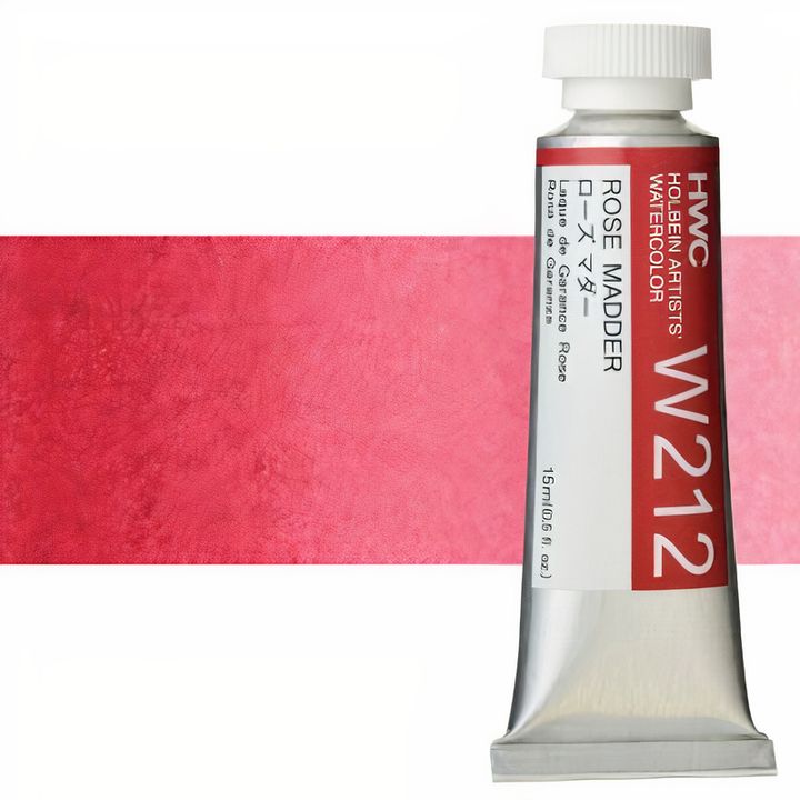 Profesjonalne farby akwarelowe Holbein Artists 15 ml | odcienie czerwieni | Artmie
