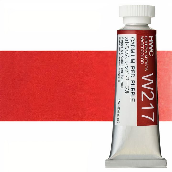 Profesjonalne farby akwarelowe Holbein Artists 15 ml | odcienie czerwieni | Artmie