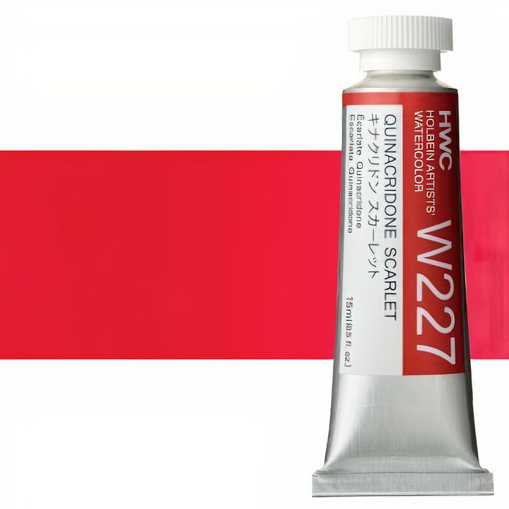 Profesjonalne farby akwarelowe Holbein Artists 15 ml | odcienie czerwieni | Artmie