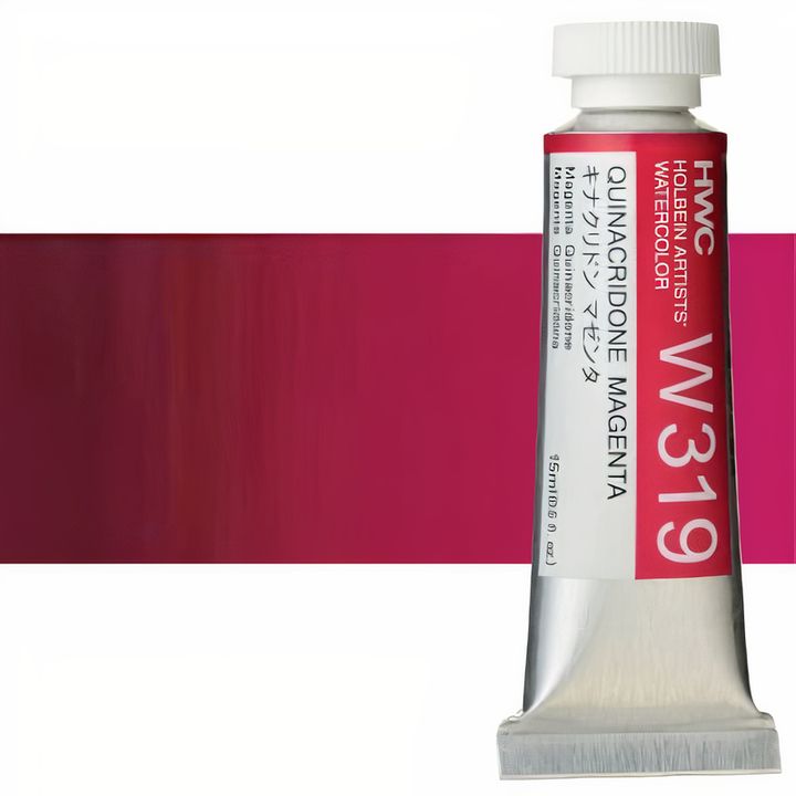 Profesjonalne farby akwarelowe Holbein Artists 15 ml | odcienie czerwieni | Artmie