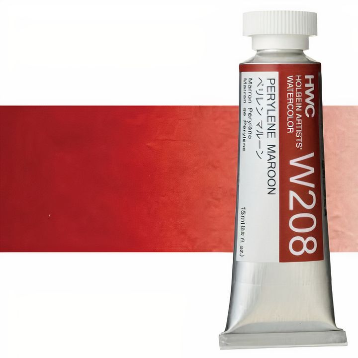 Profesjonalne farby akwarelowe Holbein Artists 15 ml | odcienie czerwieni | Artmie
