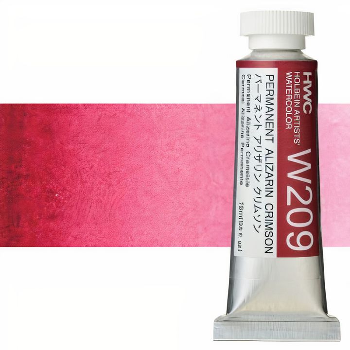 Profesjonalne farby akwarelowe Holbein Artists 15 ml | odcienie czerwieni | Artmie