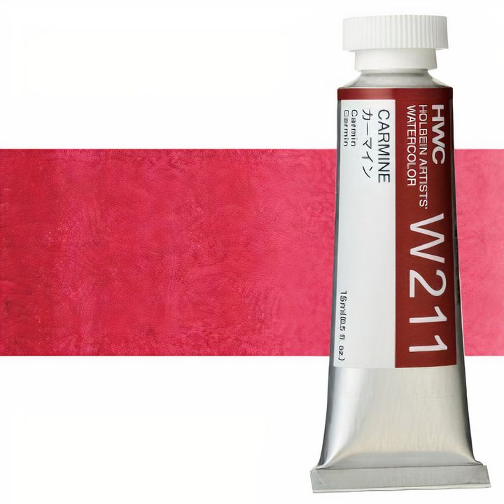 Profesjonalne farby akwarelowe Holbein Artists 15 ml | odcienie czerwieni | Artmie