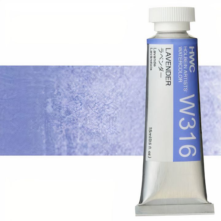 Profesjonalne farby akwarelowe Holbein Artists 15 ml | odcienie fioletu | Artmie