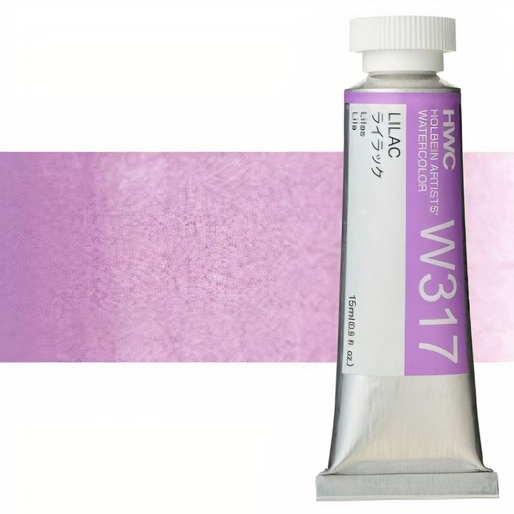Profesjonalne farby akwarelowe Holbein Artists 15 ml | odcienie fioletu | Artmie