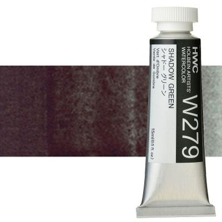 Profesjonalne farby akwarelowe Holbein Artists 15 ml | odcienie zieleni | Artmie