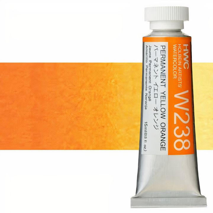 Profesjonalne farby akwarelowe Holbein Artists 15 ml | odcienie żółte | Artmie