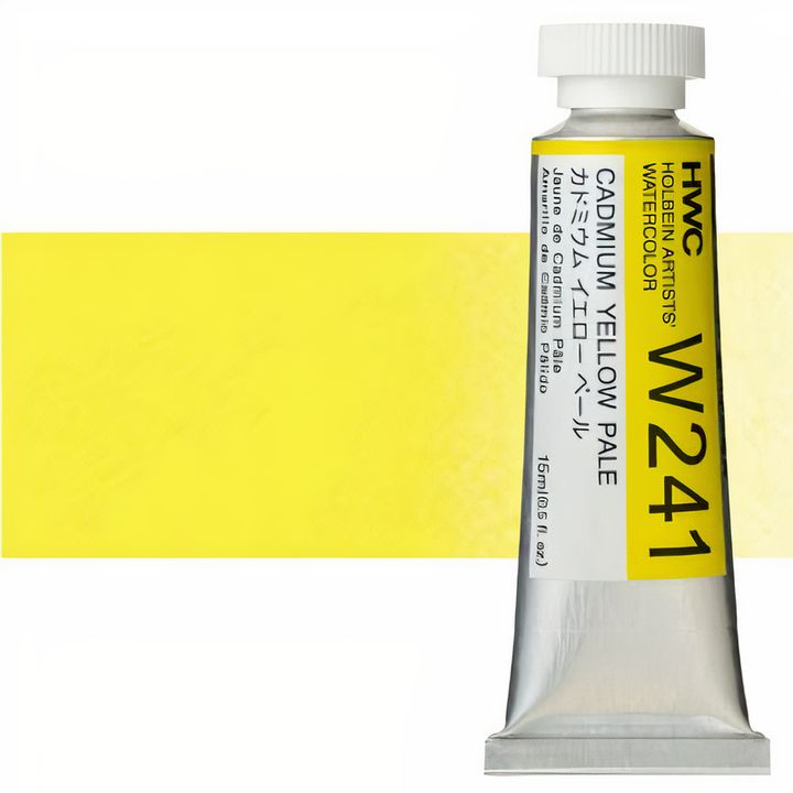 Profesjonalne farby akwarelowe Holbein Artists 15 ml | odcienie żółte | Artmie