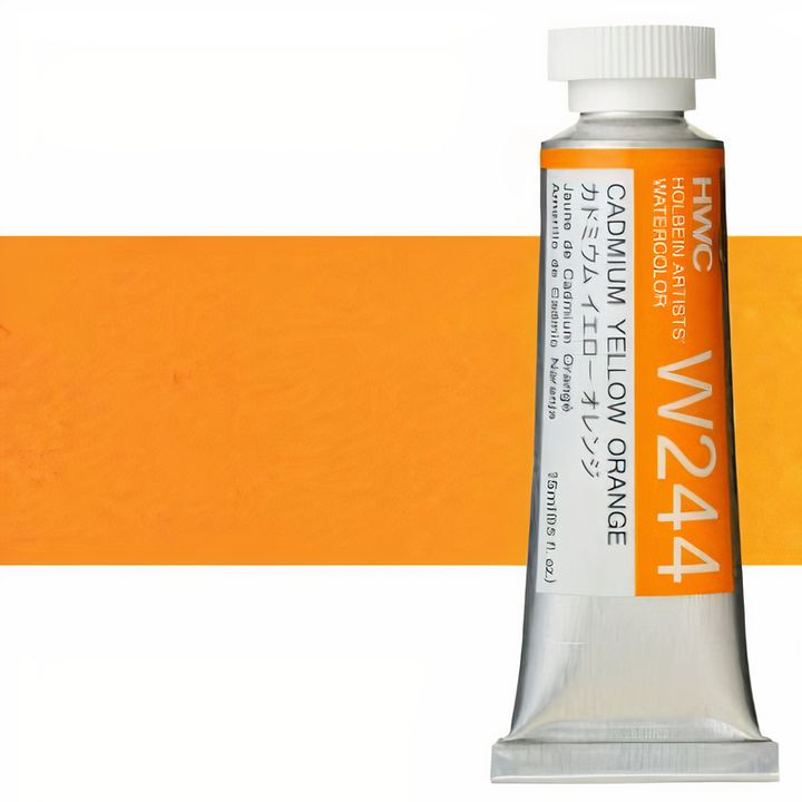 Profesjonalne farby akwarelowe Holbein Artists 15 ml | odcienie żółte | Artmie