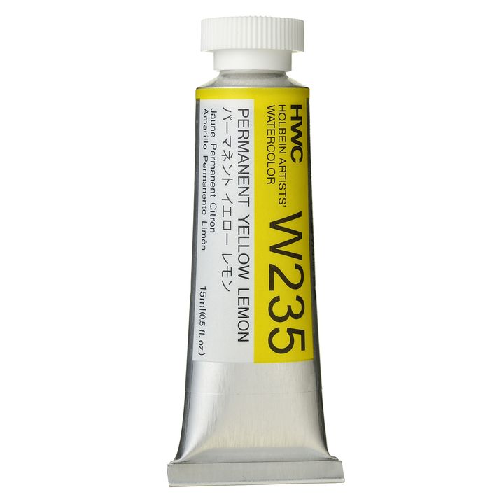 Profesjonalne farby akwarelowe Holbein Artists 15 ml | odcienie żółte | Artmie
