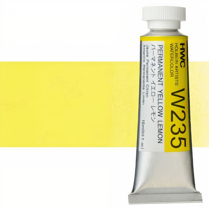 Profesjonalne farby akwarelowe Holbein Artists 15 ml | odcienie żółte | Artmie