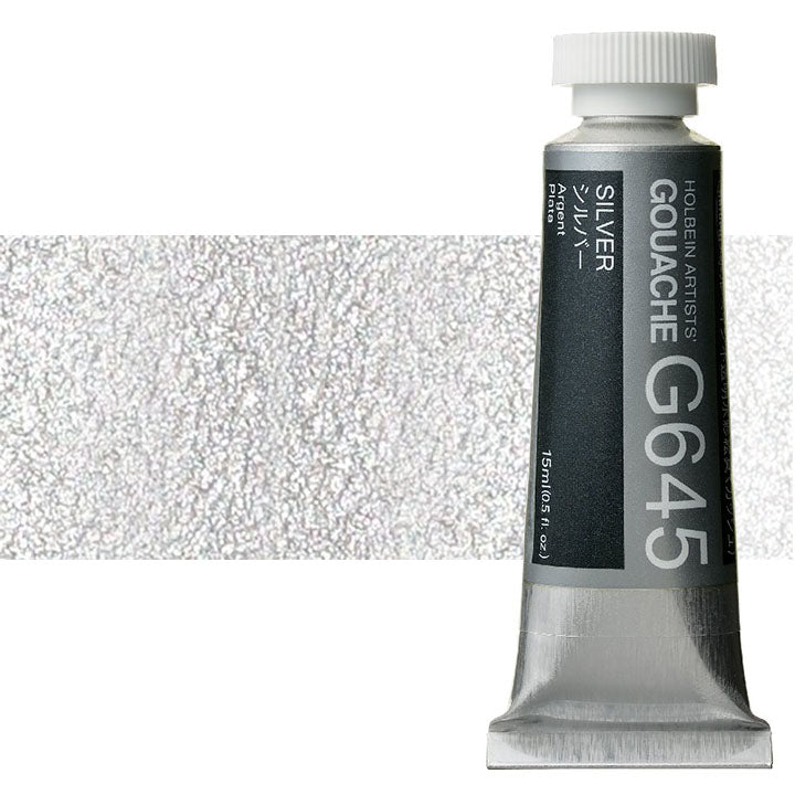 Profesjonalne farby gwaszowe Holbein Artists 15 ml | odcienie metaliczne | Artmie