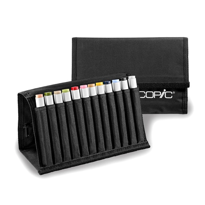 Profesjonalne markery Copic Classic / 12 szt w piórniku | Artmie