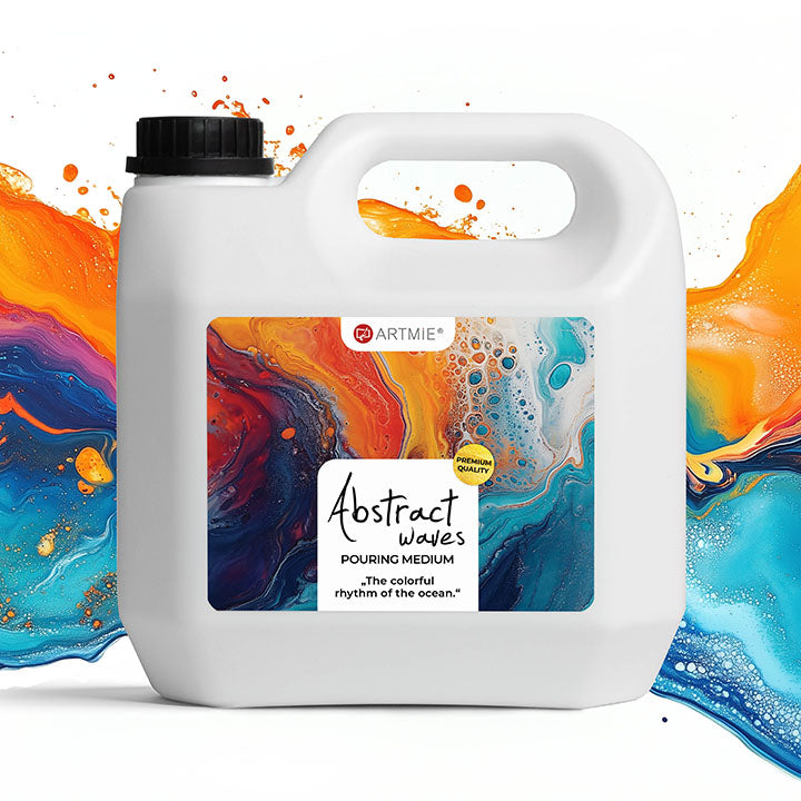Profesjonalne medium do pouringu ARTMIE Abstract waves | różne objętości | Artmie
