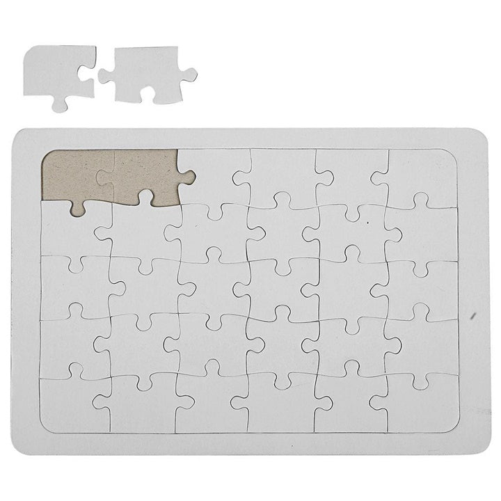 Puzzle DIY do wymalowania dla dzieci  A4 / 10 szt | Artmie