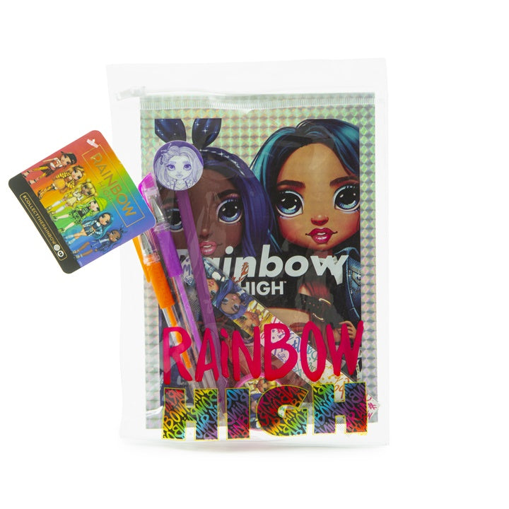 RAINBOW HIGH holograficzny notatnik z artykułami piśmiennymi | Artmie