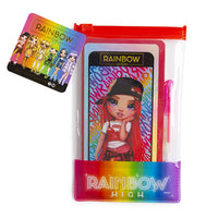 RAINBOW HIGH notatnik w kształcie telefonu z długopisem | Artmie
