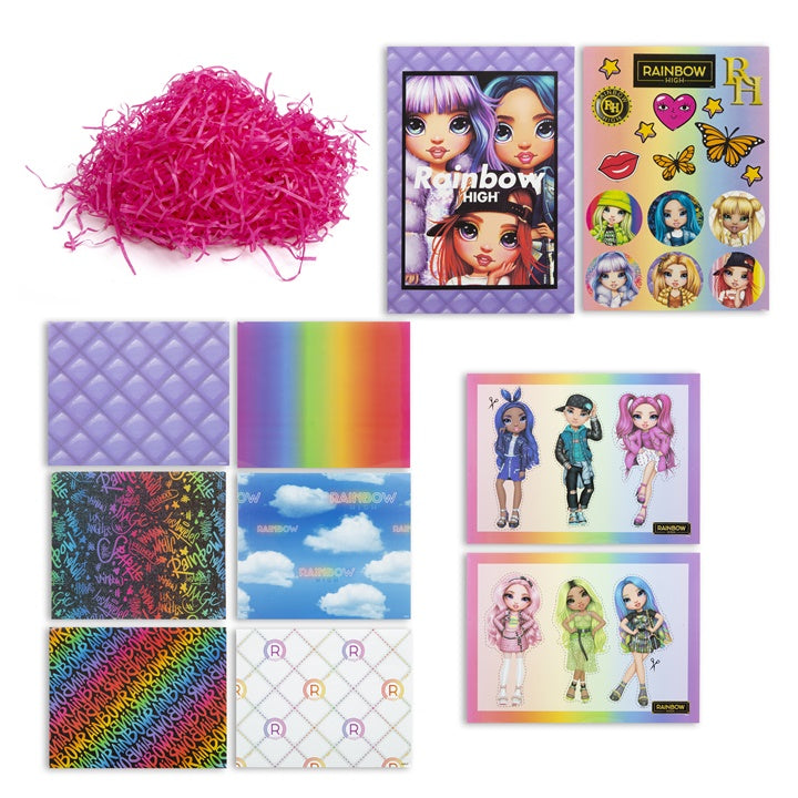 RAINBOW HIGH zestaw dla SCRAPBOOKING | Artmie