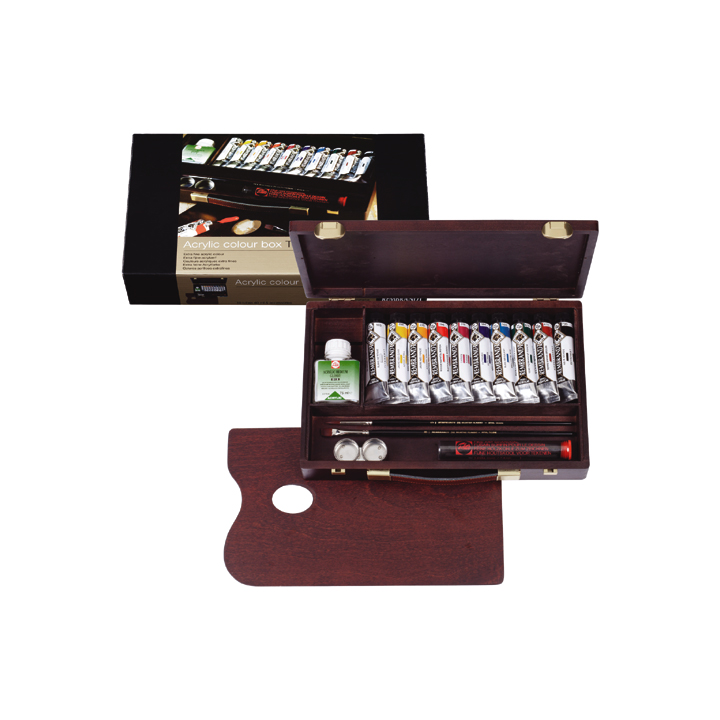 REMBRANDT Acrylic BOX TRADITIONAL /  10 x 40ml | Artmie
