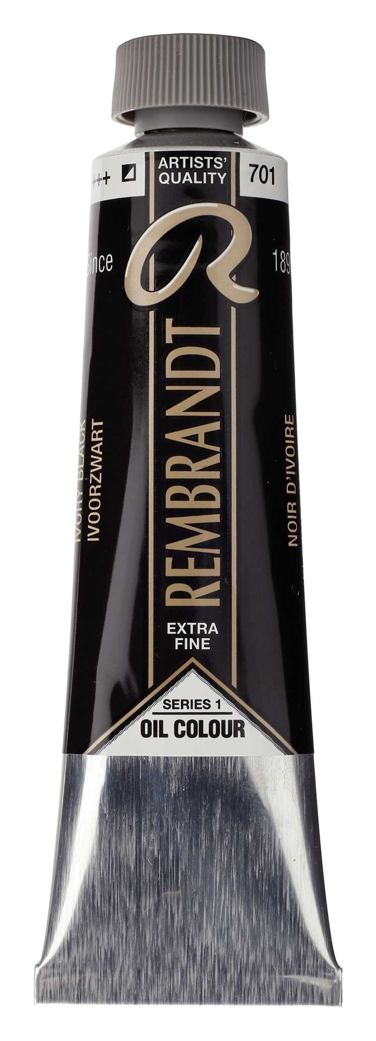Farba olejna Rembrandt 40 ml – Ivory Black