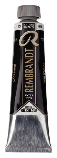 Farba olejna Rembrandt 40 ml – Ivory Black
