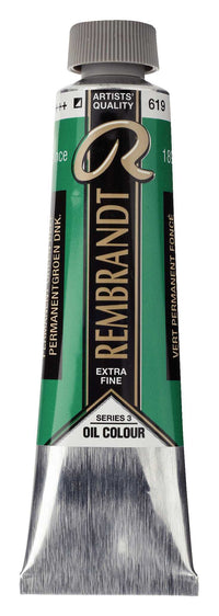Farba olejna Rembrandt 40 ml – Permanent Green Deep