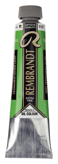 Farba olejna Rembrandt 40 ml – Permanent Green Light